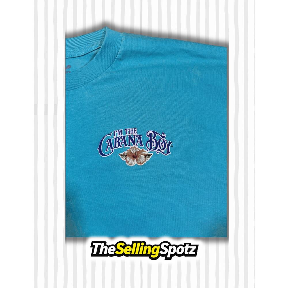 Island Jay Blue T-Shirt Made in Florida Size US 2XL 100% Cotton - Picture 3 of 5